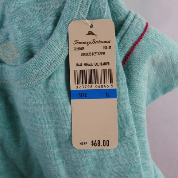 Tommy Bahama Relax Mens Sundays Best Crew T-Shirt - Picture 6 of 8